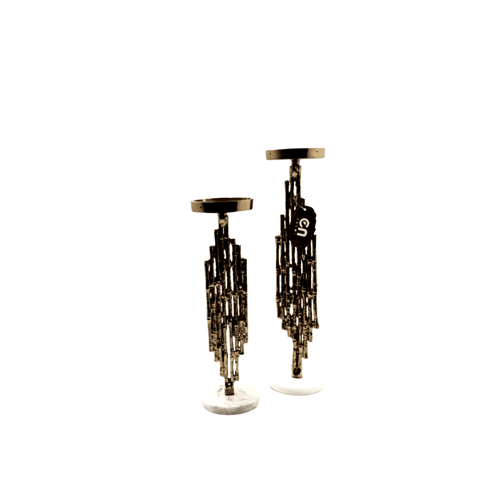 Döküm Bambu Uzun Mumluk