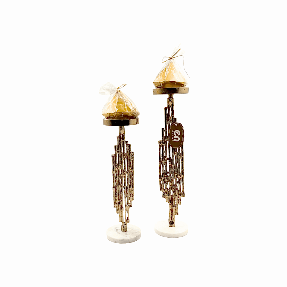 Döküm Bambu Uzun Mumluk