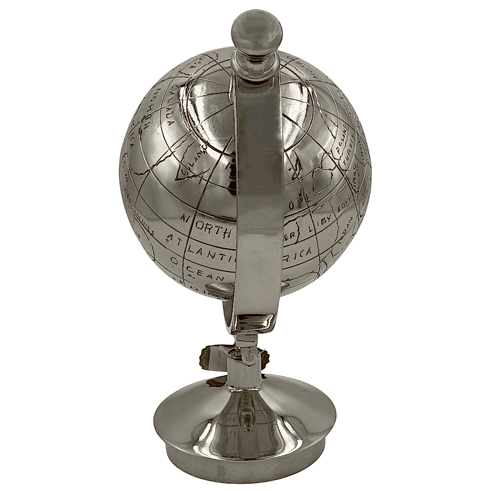 Gümüş Döküm Dünya Küre