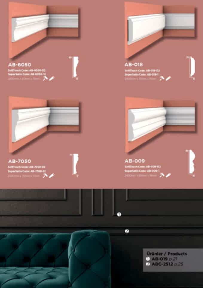 AB 6050 Boyanabilir Bordür