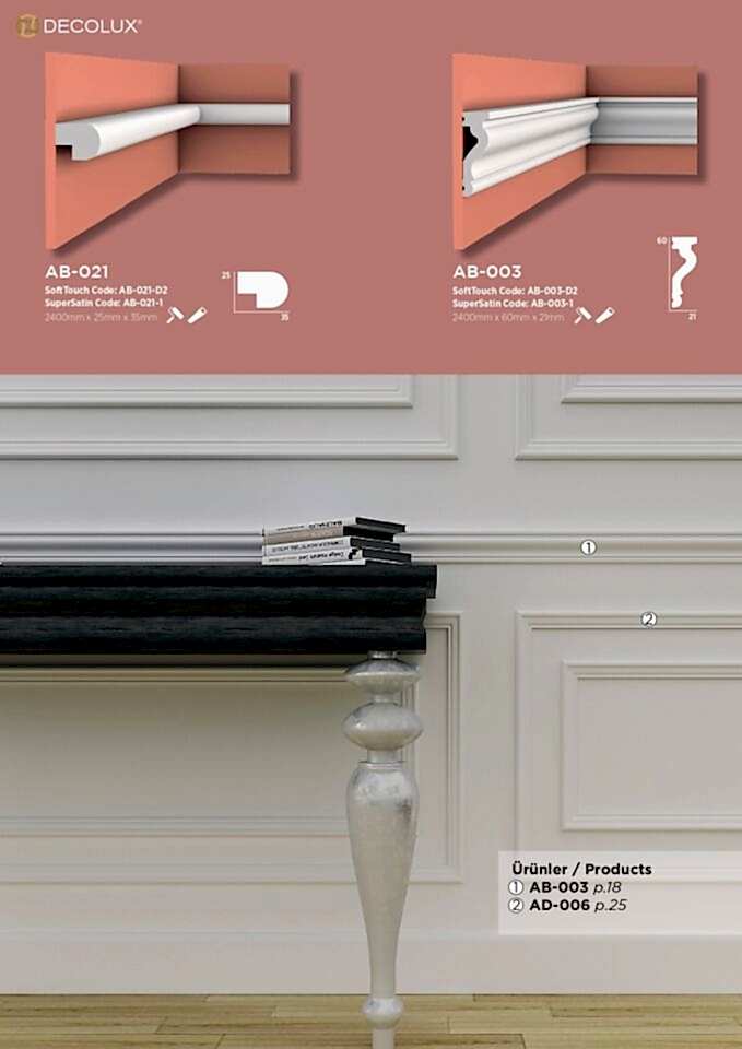 AB 003 Boyanabilir Bordür