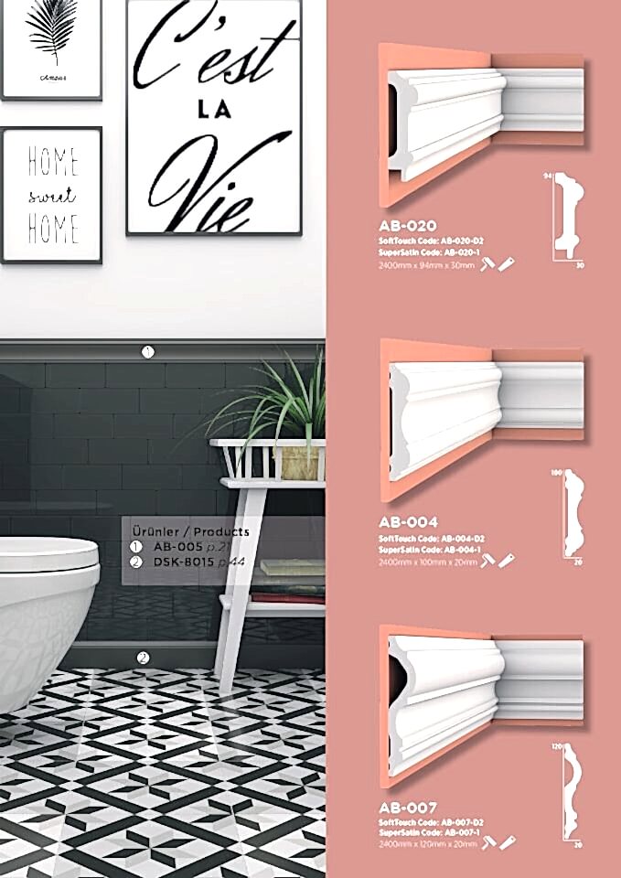 AB 004 Boyanabilir Bordür