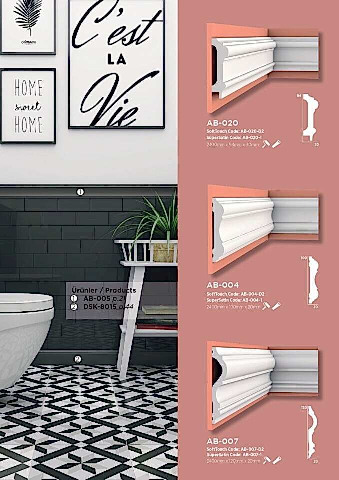 AB 007 Boyanabilir Bordür