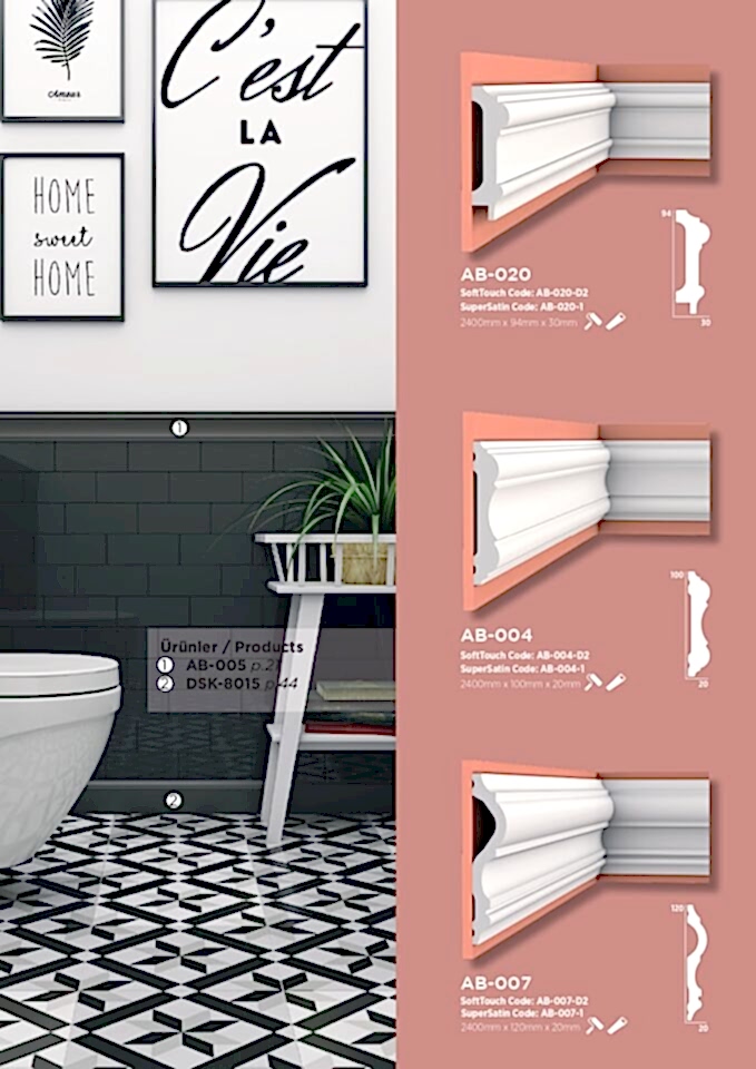 AB 020 Boyanabilir Bordür