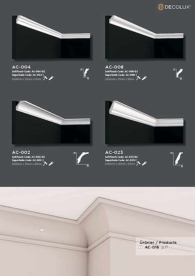 AC 002 Boyanabilir Kartonpiyer