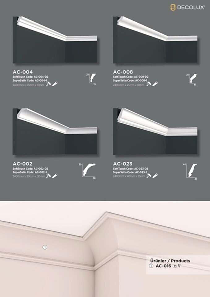 AC 004 Boyanabilir Kartonpiyer