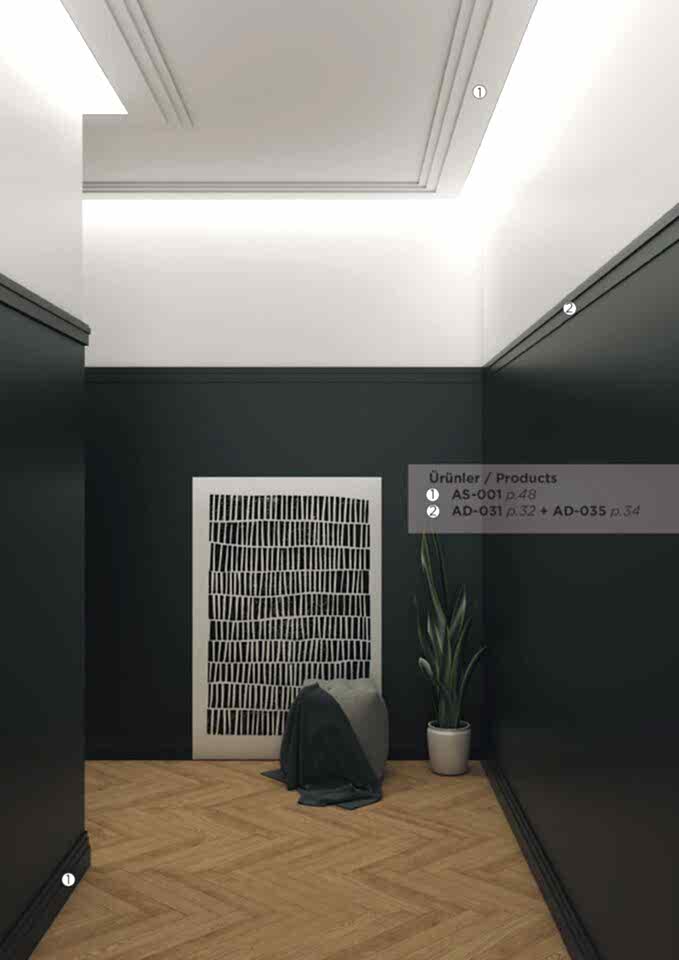 AS 001 Boyanabilir Süpürgelik