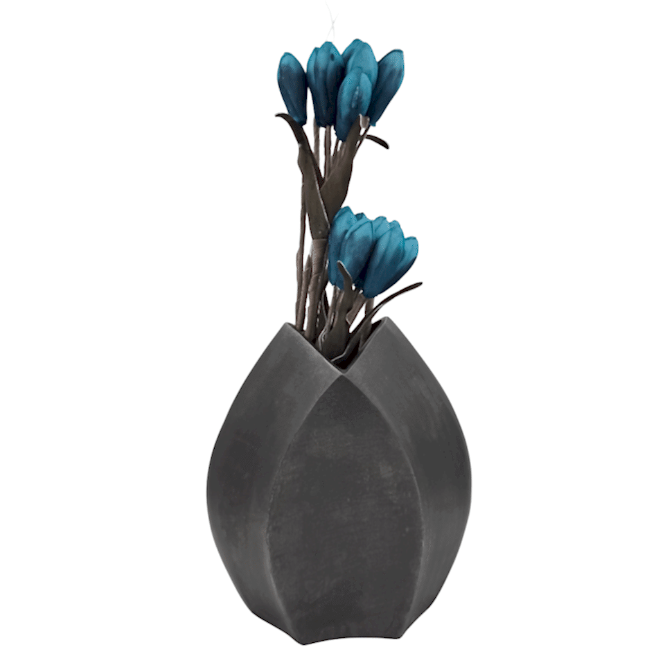 Buğday Çiçeği Koyu Mavi