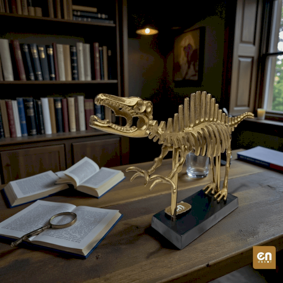 GOLD DÖKÜM DİNOZOR OBJE