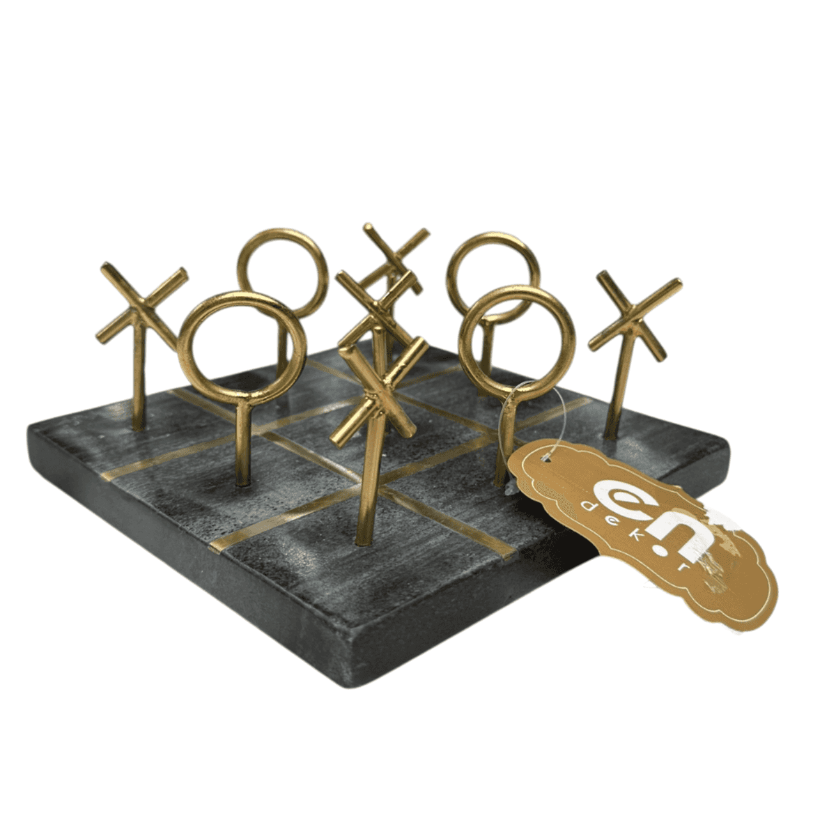 XOX PİRİNÇ İŞLEMELİ DEKOR