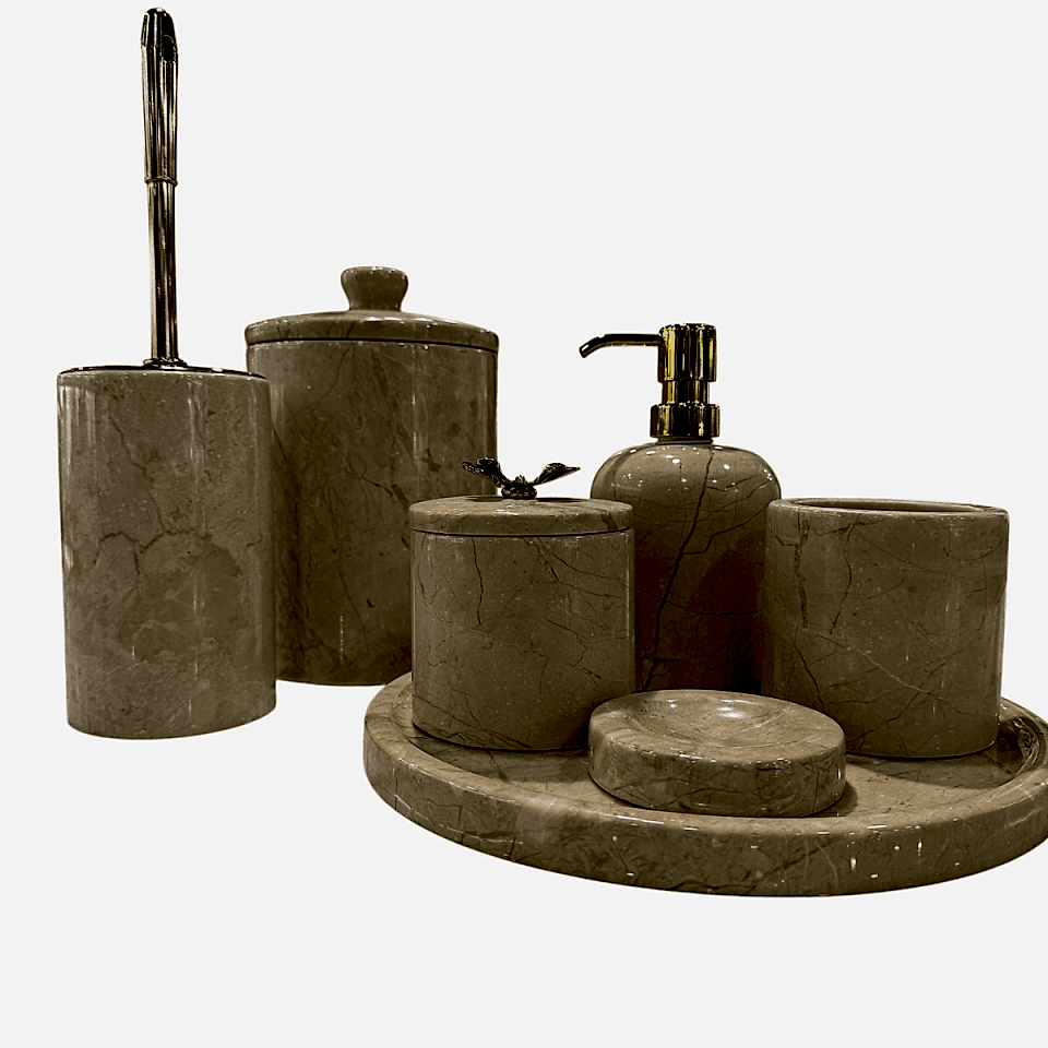 MERMER BANYO SETİ 7 PARÇA