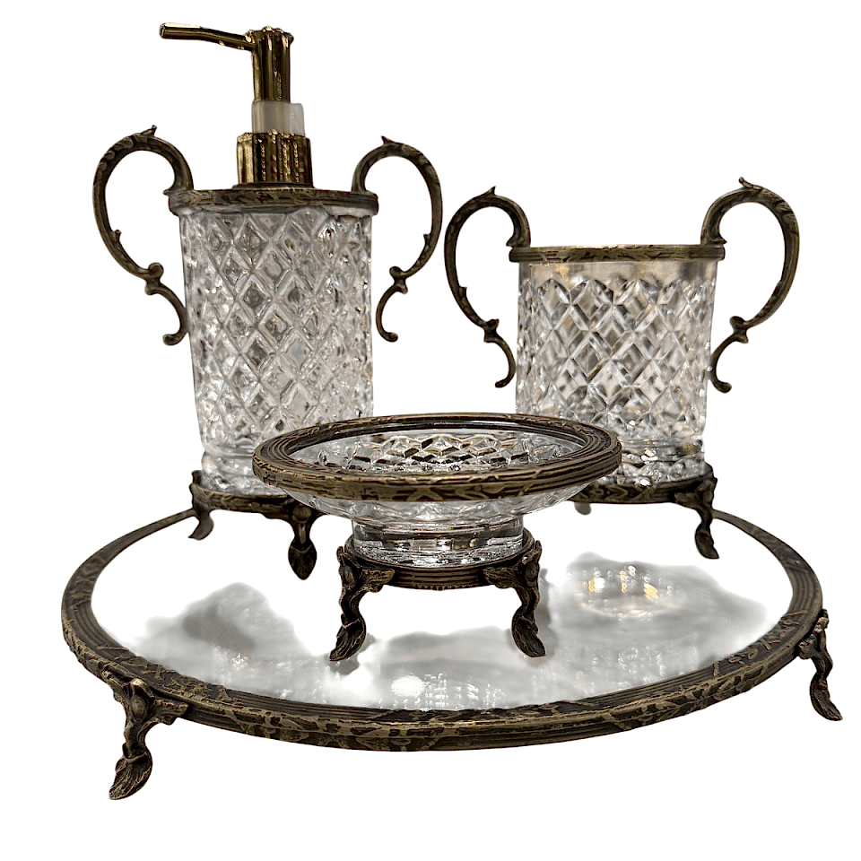 ANTİK BANYO SETİ 4 PARÇA