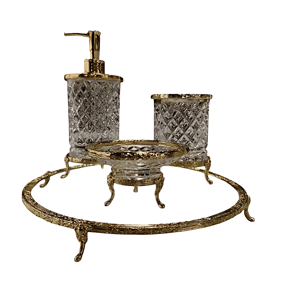 GOLD BANYO SETİ 4 PARÇA