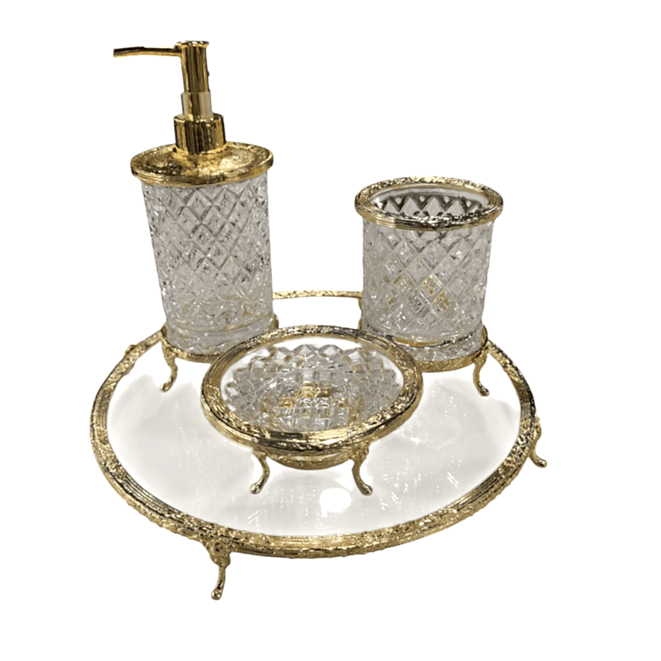 GOLD BANYO SETİ 4 PARÇA