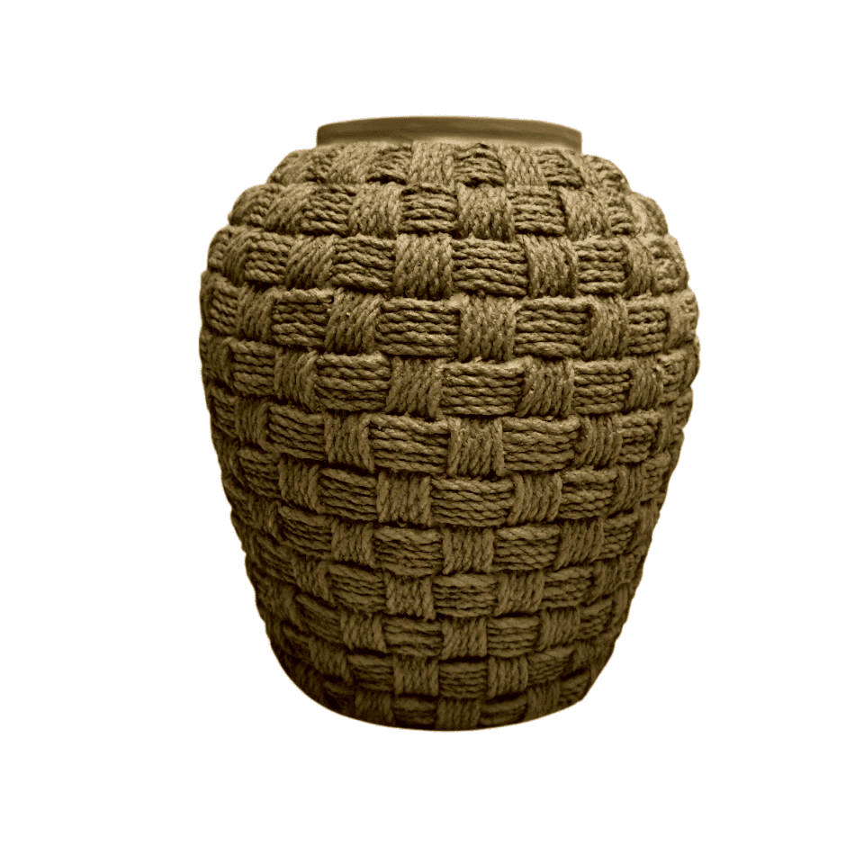 KÜÇÜK HASIR DESEN VAZO