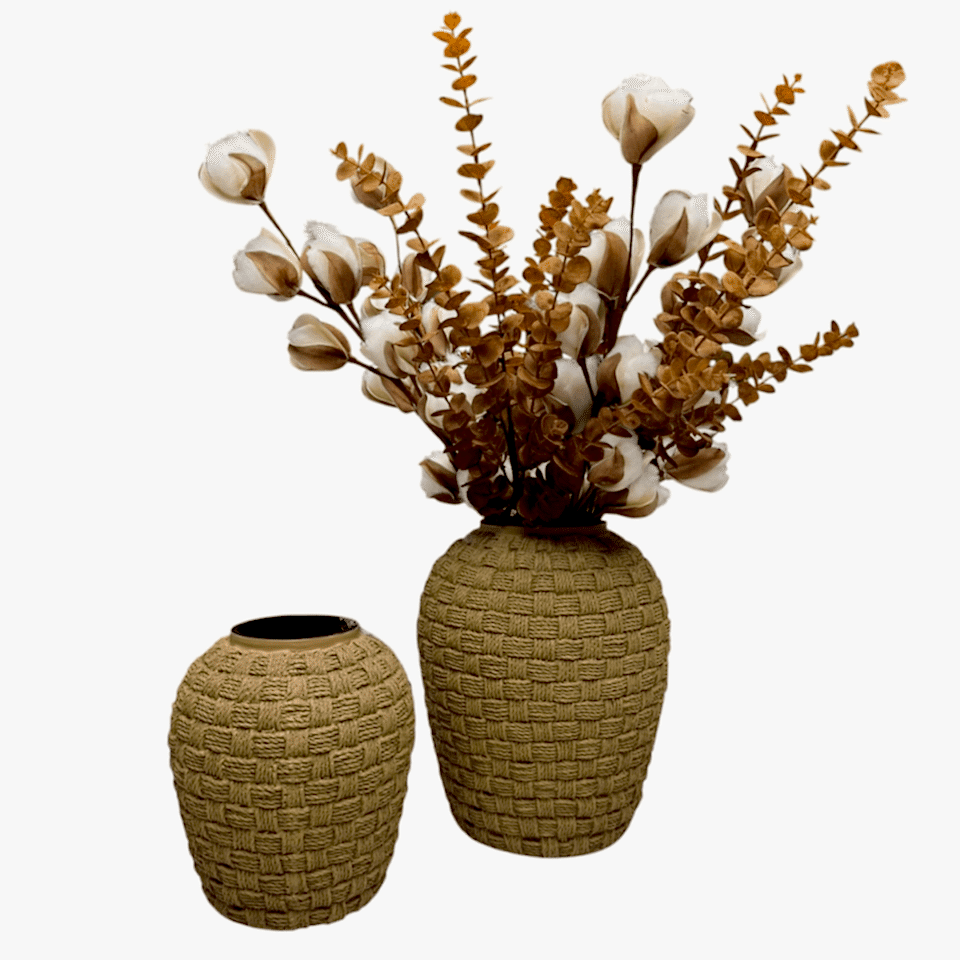 KÜÇÜK HASIR DESEN VAZO