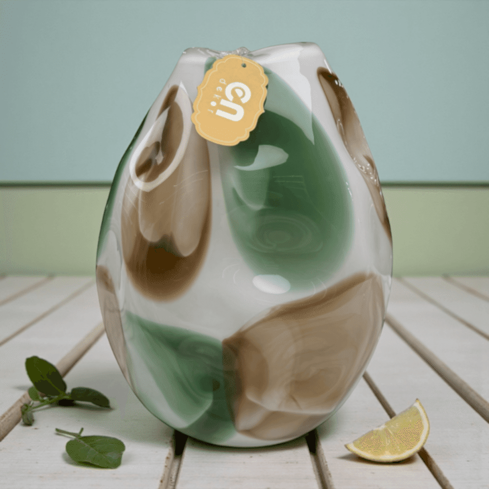 BÜYÜK RENKLİ CAM VAZO