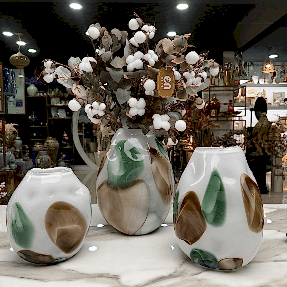 KÜÇÜK RENKLİ CAM VAZO