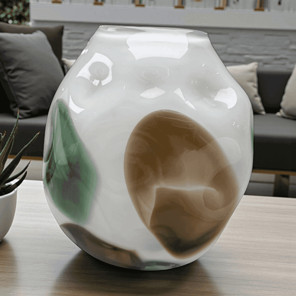 KÜÇÜK RENKLİ CAM VAZO