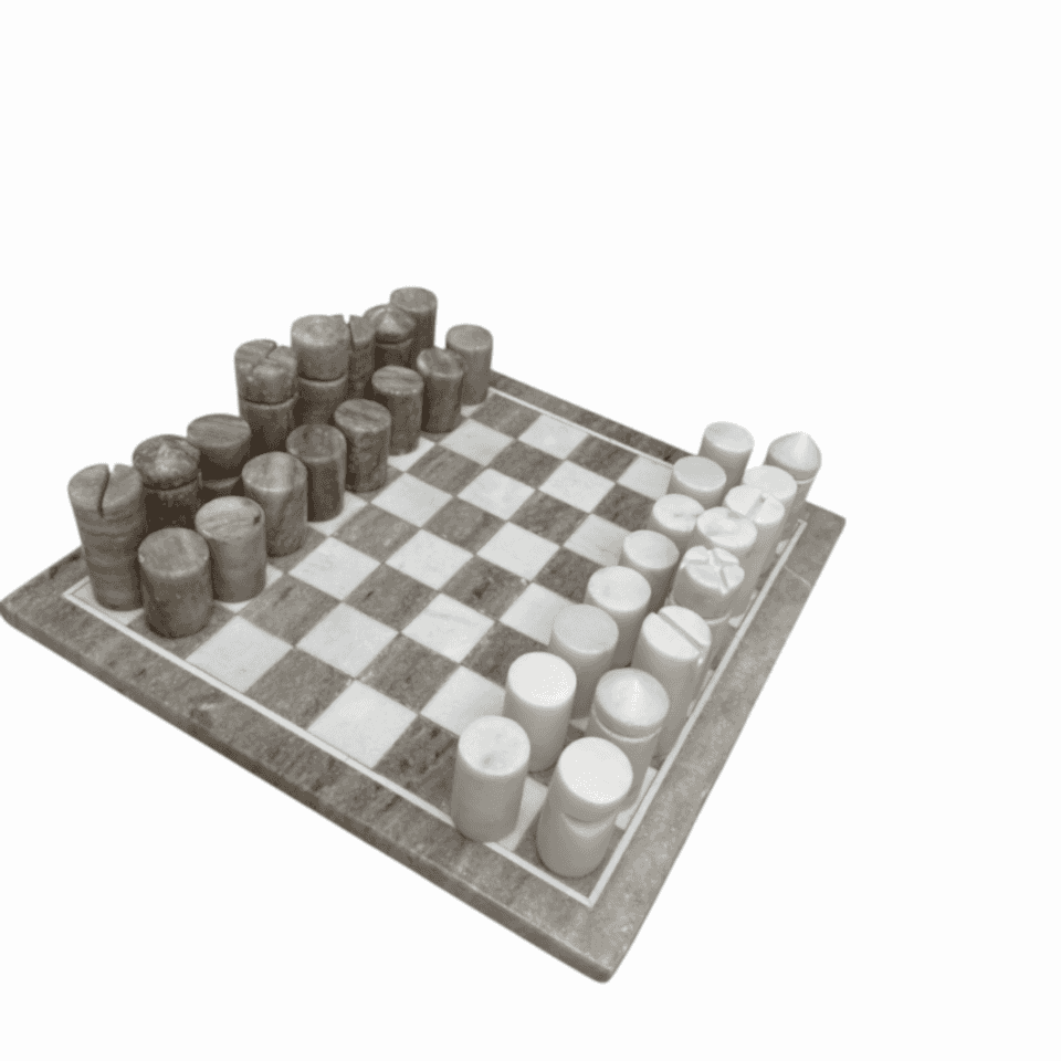 MERMER BEYAZ BEJ SATRANÇ