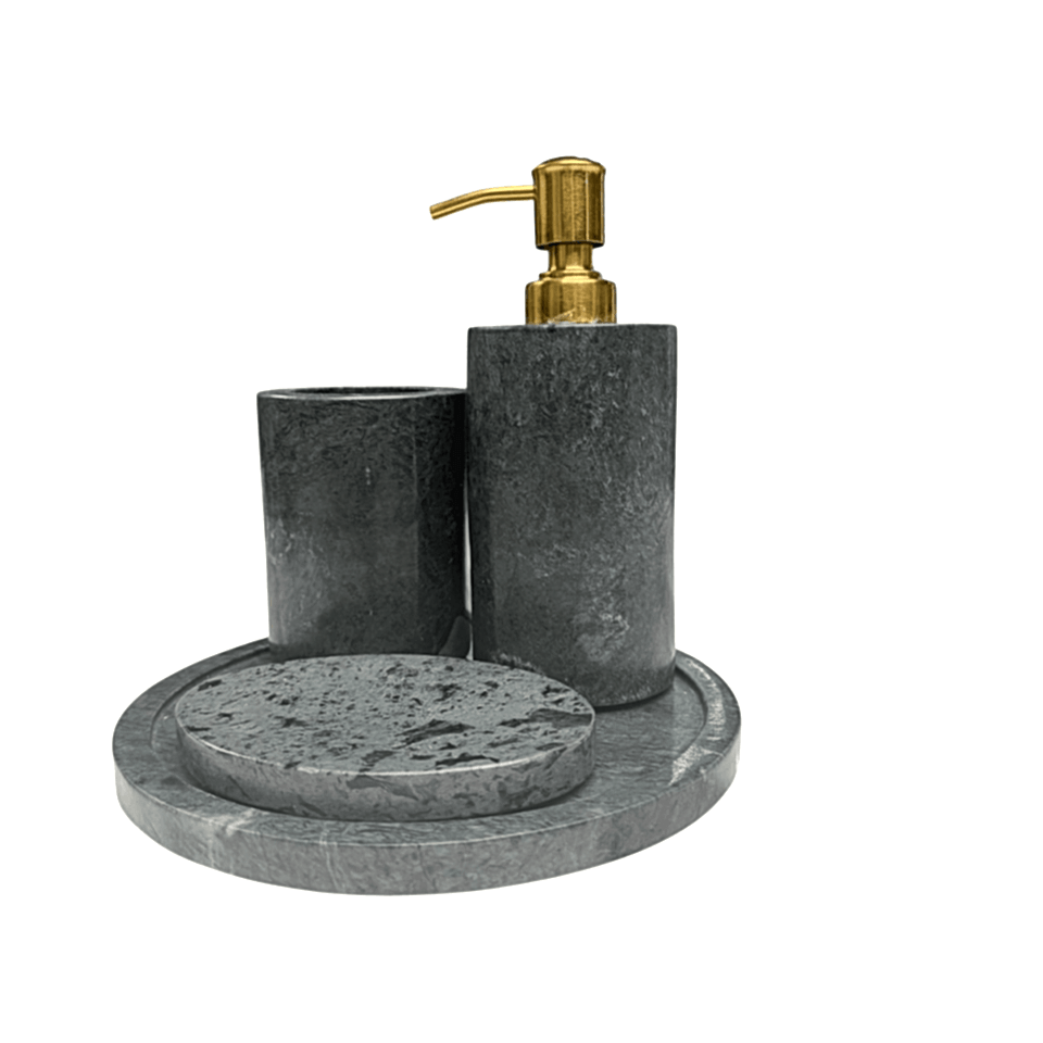 İTHAL 4 PARÇA MERMER BANYO SETİ