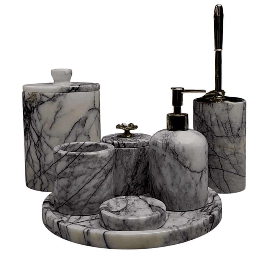 MERMER BANYO SETİ 7 PARÇA