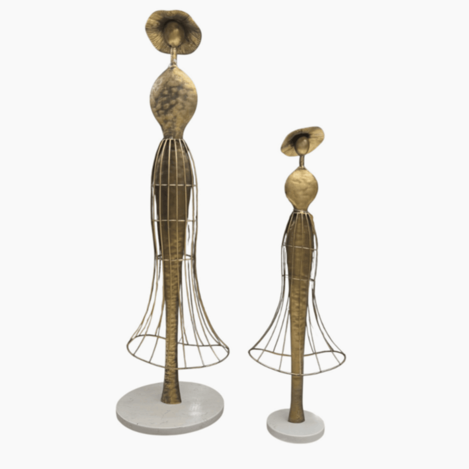 2Lİ METAL KADIN HEYKEL