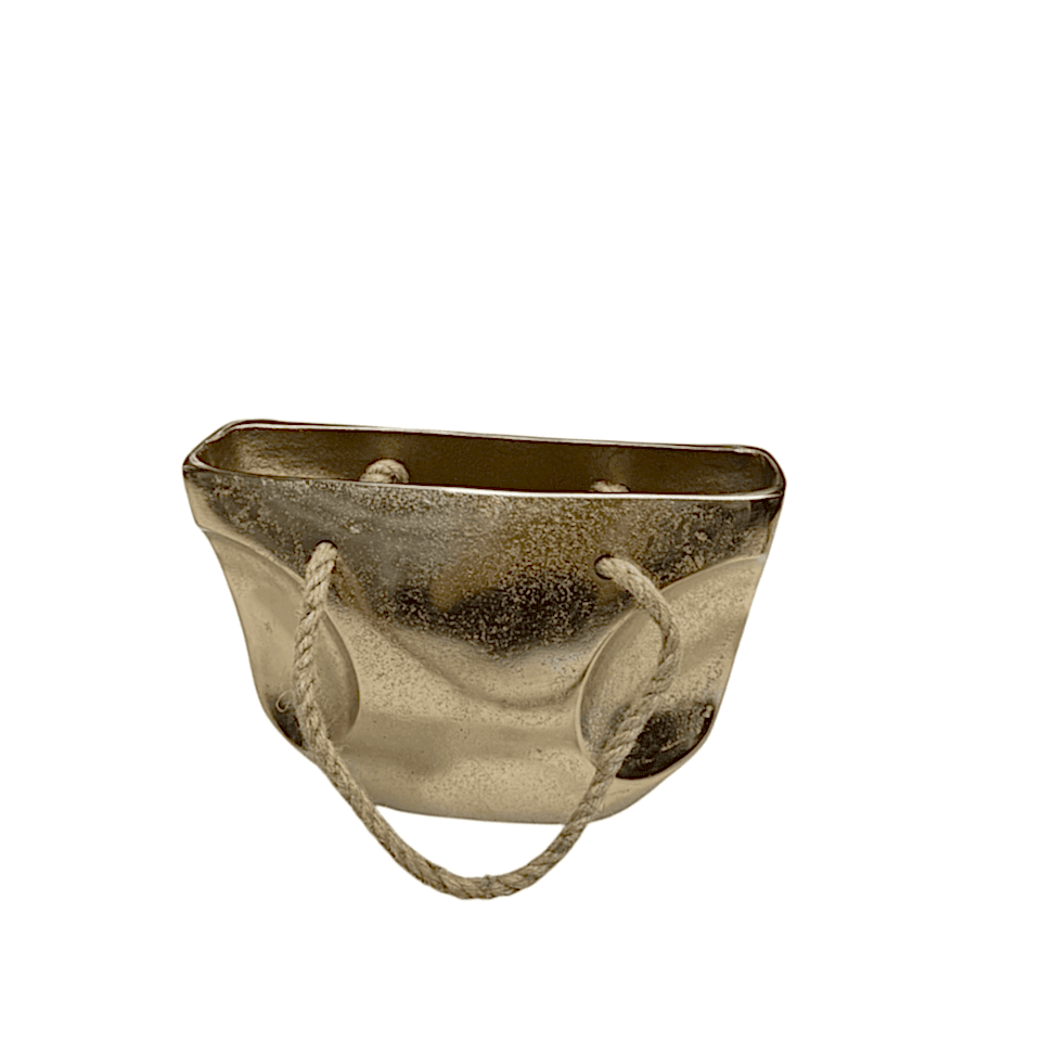 GOLD DÖKÜM ÇANTA VAZO