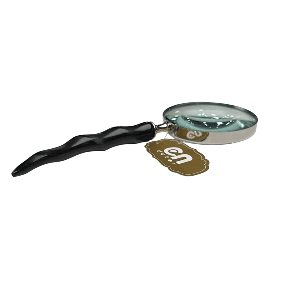 İNCE BOYNUZ SİYAH BÜYÜTEÇ