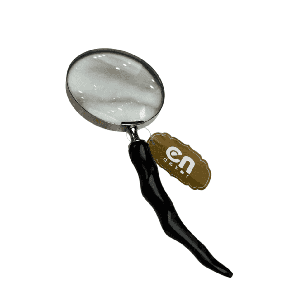 İNCE BOYNUZ SİYAH BÜYÜTEÇ