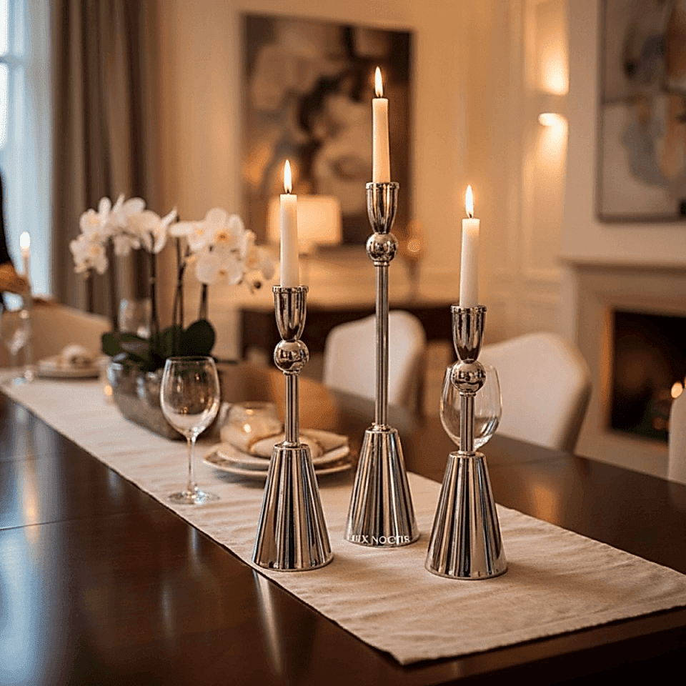 3LÜ GÜMÜŞ ŞAMDAN