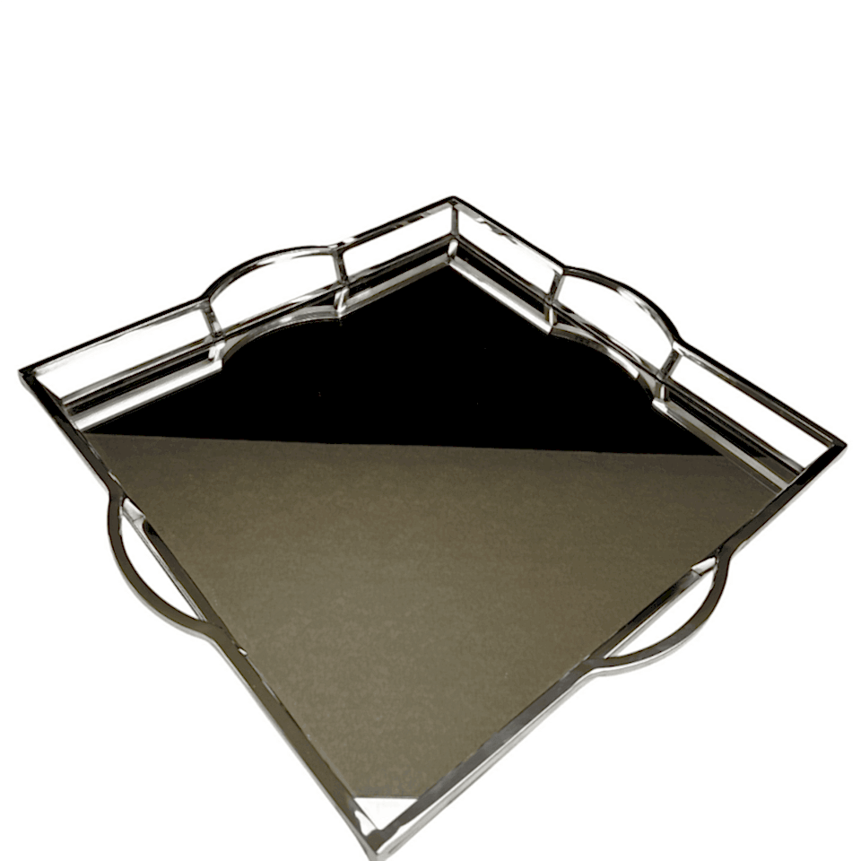 SİLVER DEKORATİF TEPSİ