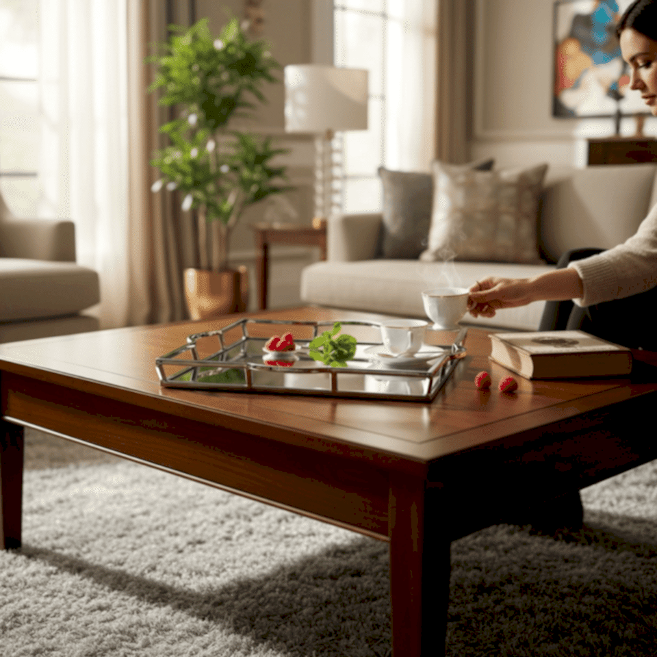 SİLVER DEKORATİF TEPSİ