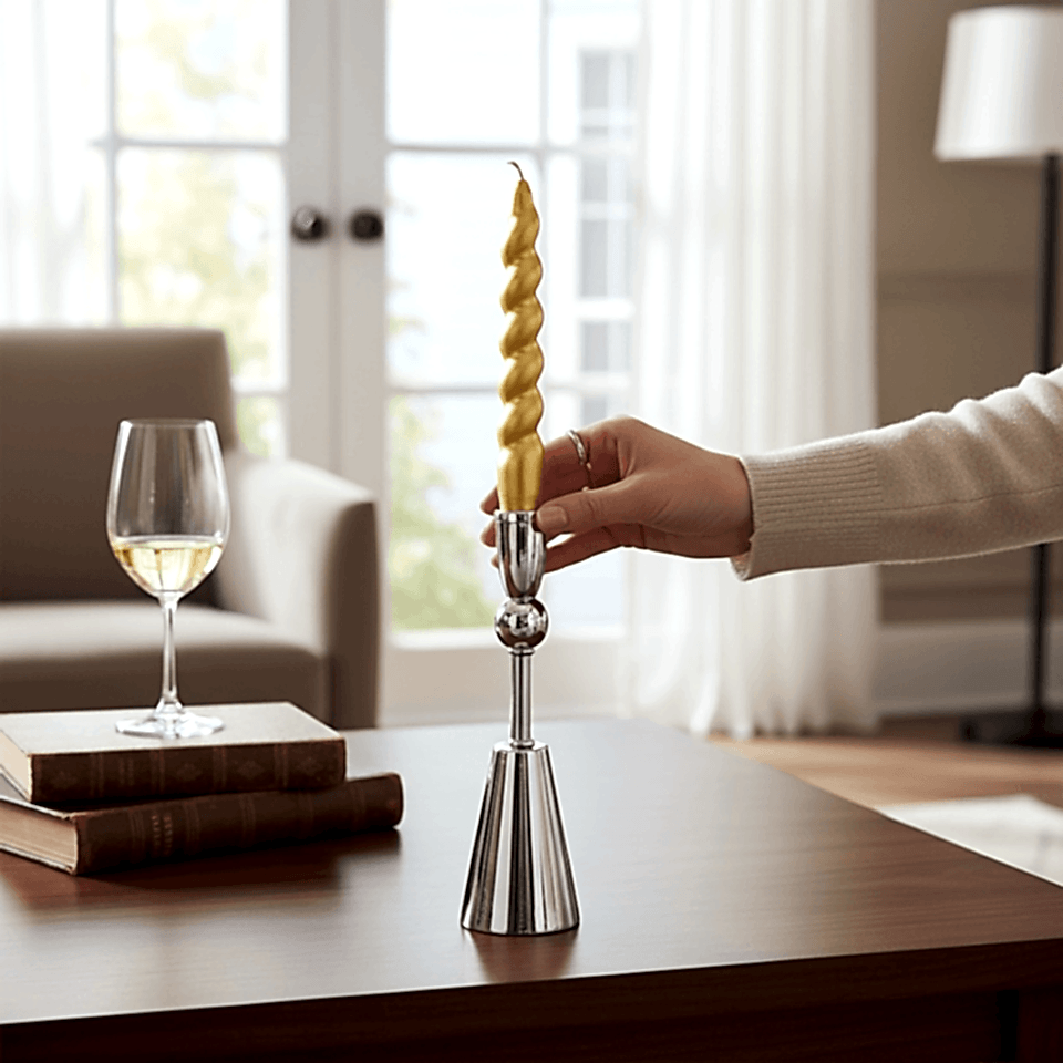 İTALYAN BURGULU ŞAMDAN MUMU