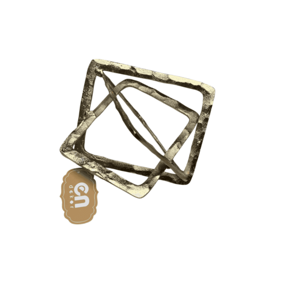 GEOMETRİK GOLD DÖKÜM OBJE 2