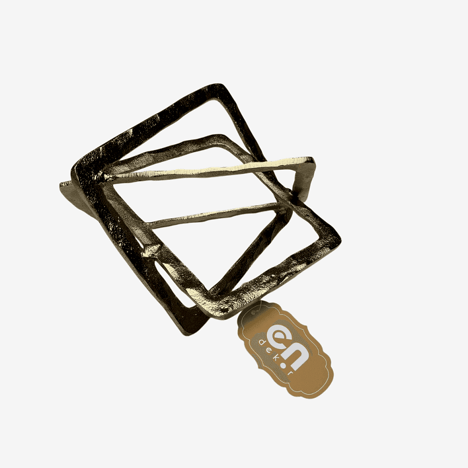 GEOMETRİK GOLD DÖKÜM OBJE 2