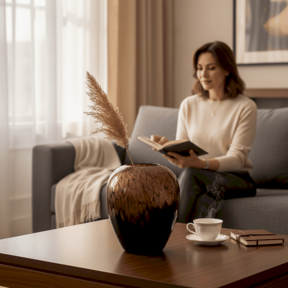 LEOPAR DESEN ROSE VAZO KÜÇÜK