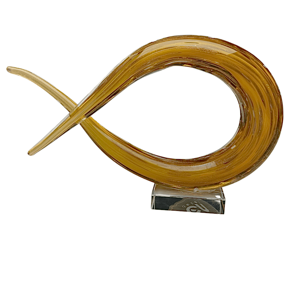 SOYUT CAM OBJE AMBER SARI