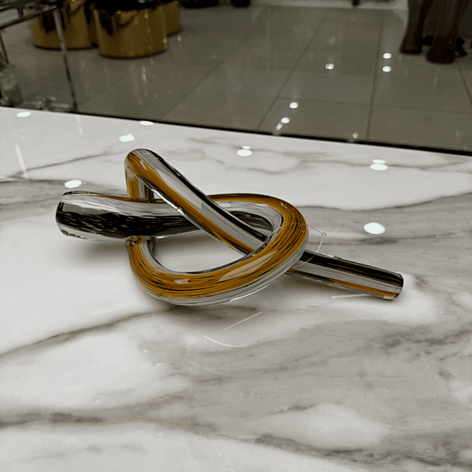 CAM DÜĞÜM SOYUT OBJE