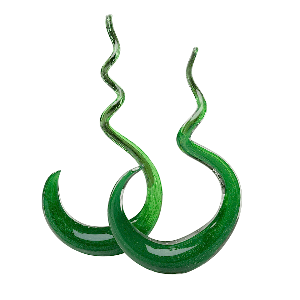 2Lİ SOYUT HELOJEN OBJE YEŞİL