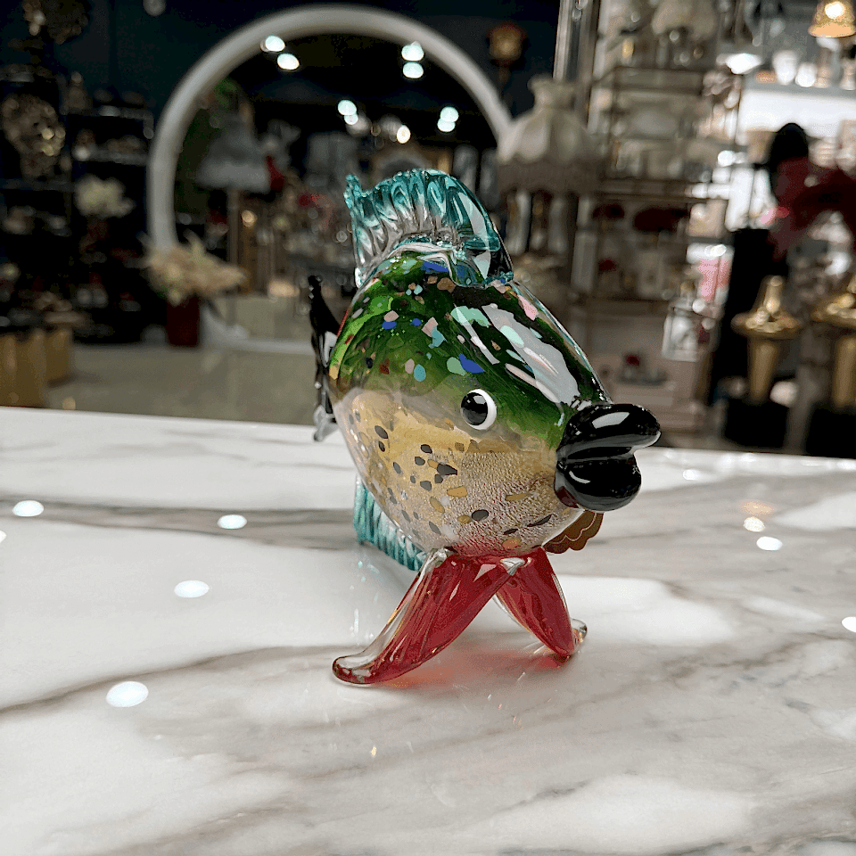 RENKLİ CAM BALIK DEKOR