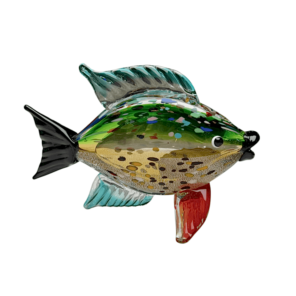 RENKLİ CAM BALIK DEKOR