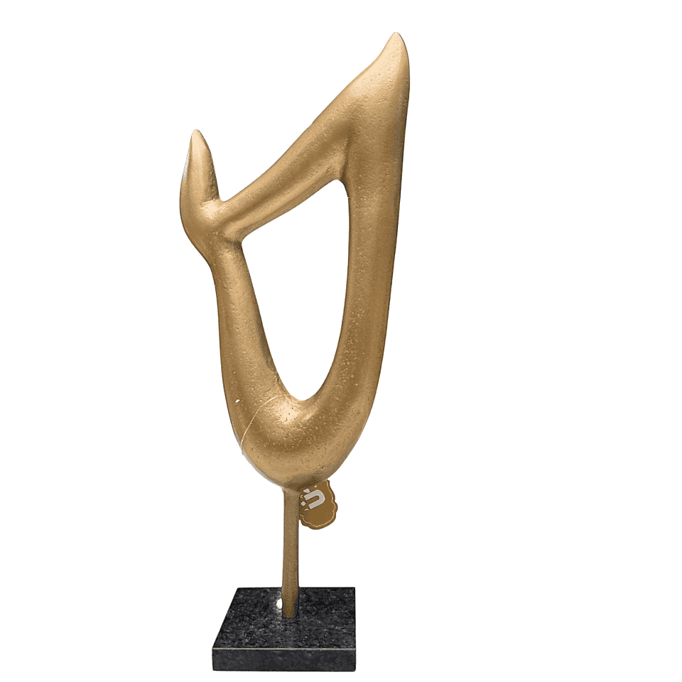 BÜYÜK MERMER KAİDELİ SOYUT DÖKÜM OBJE