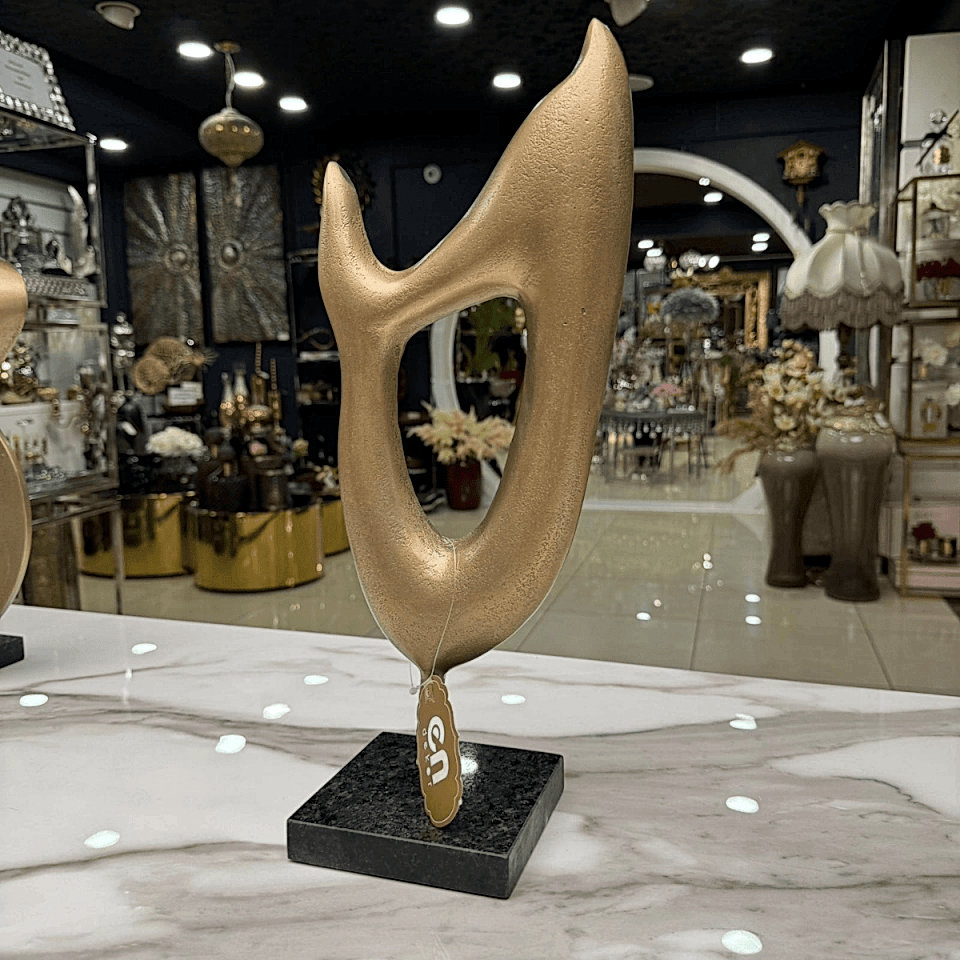 KÜÇÜK MERMER KAİDELİ SOYUT DÖKÜM OBJE