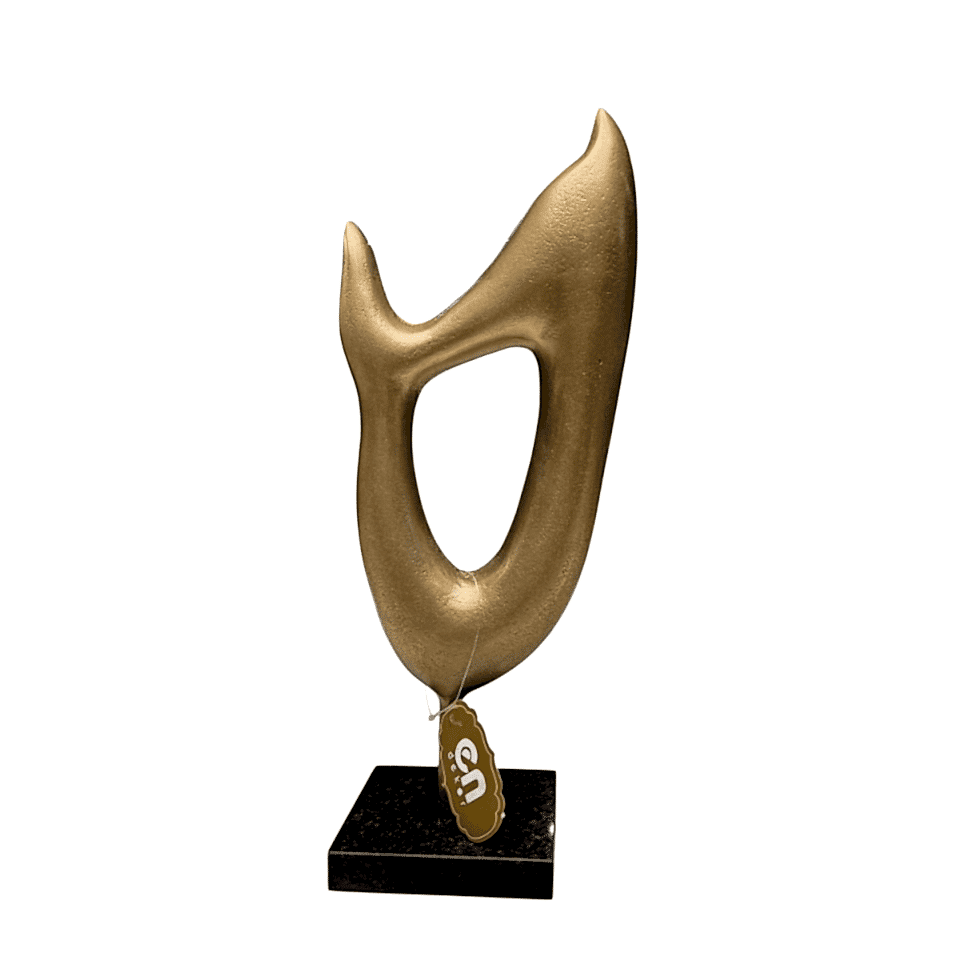 KÜÇÜK MERMER KAİDELİ SOYUT DÖKÜM OBJE