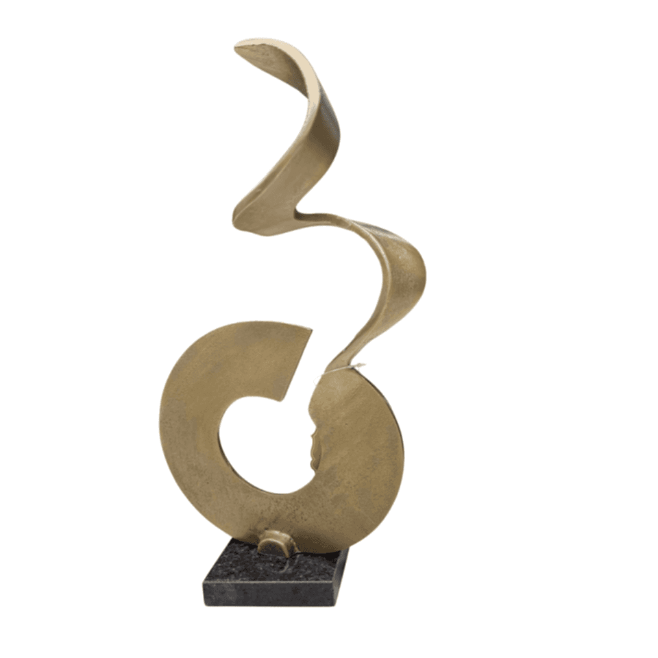 KÜÇÜK MERMER KAİDELİ SOYUT DÖKÜM OBJE