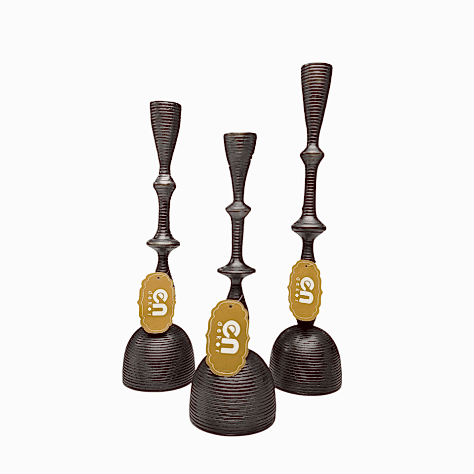 3LÜ DÖKÜM ŞAMDAN SET