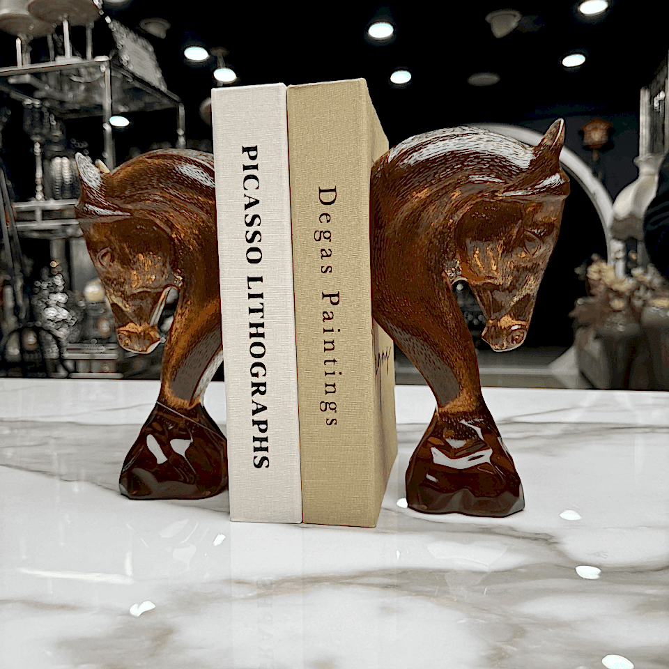 AKRİLİK 2Lİ AT KİTAP TUTUCU