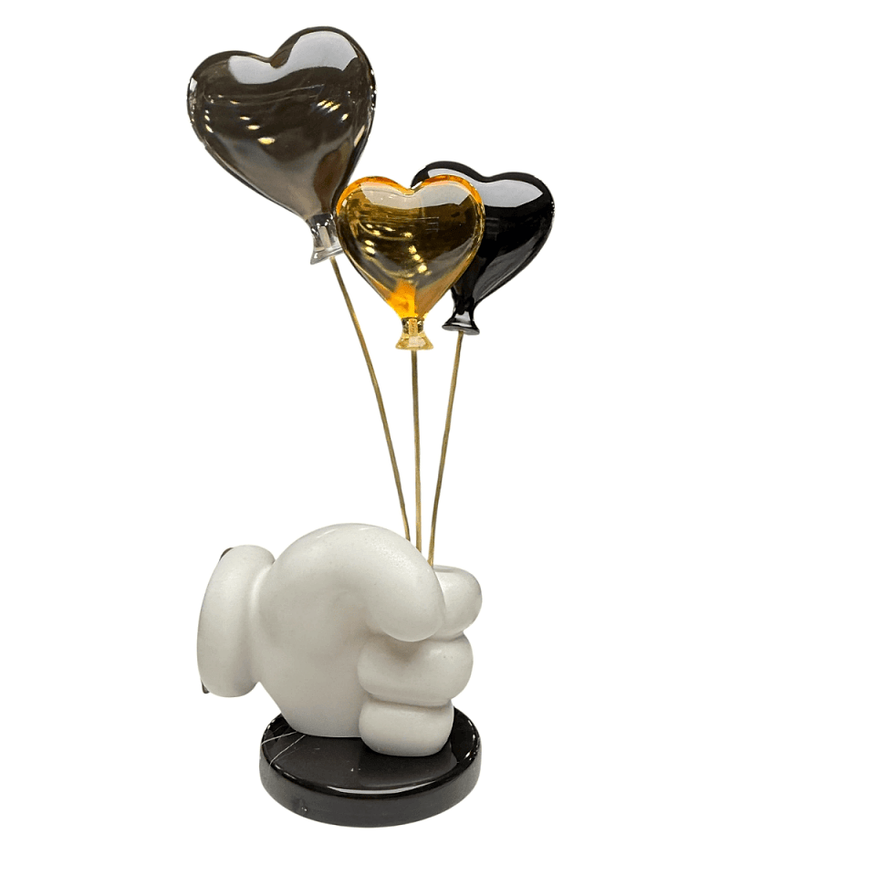 AKRİLİK KALP DEMET OBJE