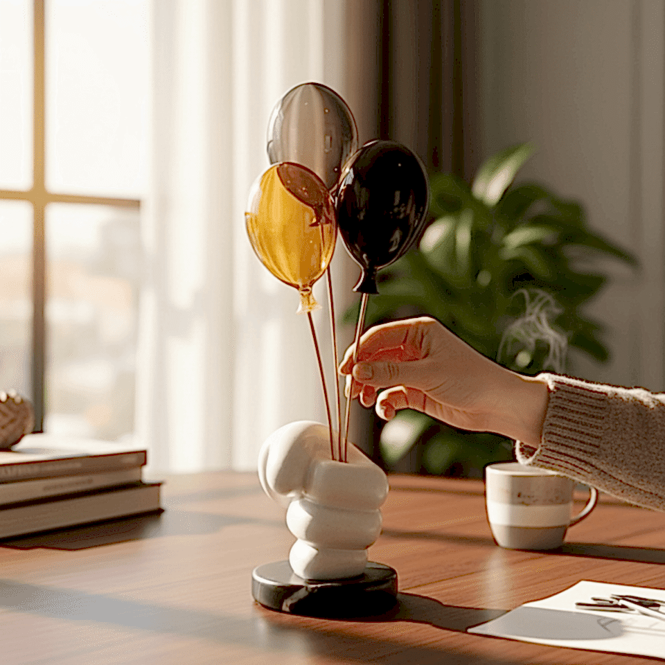 AKRİLİK BALON DEMET OBJE